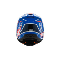 Alpinestars SM3 Youth Wurx Helmet ECE06 | Blue Red White Black Glossy Product thumb image 5