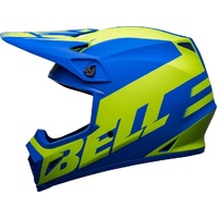 Bell MX-9 Mips Helmet Disrupt Matt Classic Blue/HI-VIZ Yellow Product thumb image 5