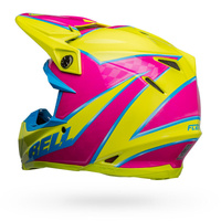 Bell MOTO-9S Flex Helmet Sprite Yellow/Magenta Product thumb image 5