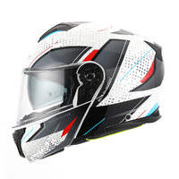 RXT Helmet 918 FLIP-UP  Fusion Gloss WH/BK/RD Product thumb image 5