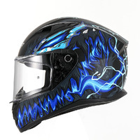 RXT Helmet 825 STREET 2 - REVENGE Matt BLK/BLU Product thumb image 5