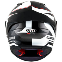 KYT NZ Race Competition Helmet White Carbon Product thumb image 5