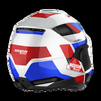 Nolan N120-1 Flip Over Subway Helmet White/Red/Blue/Black Product thumb image 5