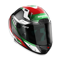 Nolan X-804 RS Full Face Maven Helmet Carbon/Red/White/Green Product thumb image 5