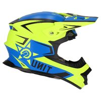 M2R Exo Helmet - Unit Protech PC-2F - Matte Blue/Hi-Vis Product thumb image 6