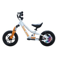 Takani Electric Balance Bike 12'' - TK1224-RS White Orange Product thumb image 6