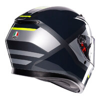 AGV Helmet K3 - Shade Grey/Yellow Fluo Product thumb image 5