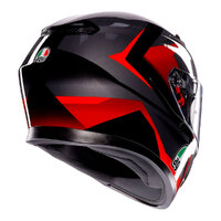 AGV Helmet K3 - Striga Matt Black/Grey/Red Product thumb image 5