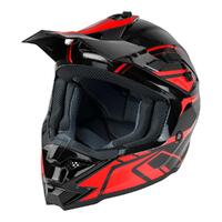 Nitro Helmet MX710 Youth Shard II Red/Black Product thumb image 6