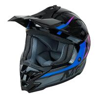 Nitro Helmet MX710 Youth Onyx Purple/Pink Product thumb image 6