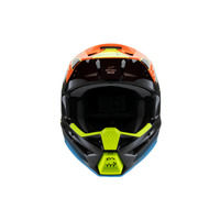 Alpinestars SM3 Youth Fray Helmet ECE06 | Black Orange FLURO-YELLOW Glossy Product thumb image 6