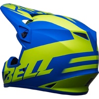 Bell MX-9 Mips Helmet Disrupt Matt Classic Blue/HI-VIZ Yellow Product thumb image 6