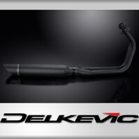 DELKEVIC KAWASAKI VULCAN S 650 15-23 CERAMIC 410MM SLASH CUT FULL EXHAUST SYSTEM Product thumb image 6