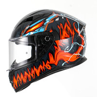 RXT Helmet 825 STREET 2 - REVENGE Gloss BLK/Red Product thumb image 6