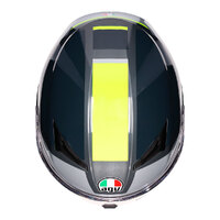 AGV Helmet K3 - Shade Grey/Yellow Fluo Product thumb image 6