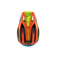 Alpinestars SM3 Youth Fray Helmet ECE06 | Black Orange FLURO-YELLOW Glossy Product thumb image 7