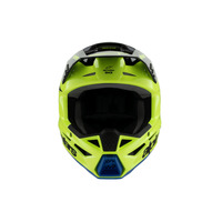 Alpinestars SM3 Youth Radium Helmet ECE06 | FLURO-YELLOW Black Blue Glossy Product thumb image 7