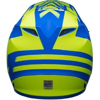 Bell MX-9 Mips Helmet Disrupt Matt Classic Blue/HI-VIZ Yellow Product thumb image 7