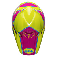 Bell MOTO-9S Flex Helmet Sprite Yellow/Magenta Product thumb image 7