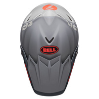 Bell MOTO-9S Flex Helmet Seven Vanguard LE Matt Charcoal/Orange Product thumb image 7