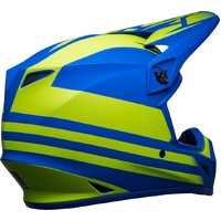 Bell MX-9 Mips Helmet Disrupt Matt Classic Blue/HI-VIZ Yellow Product thumb image 8