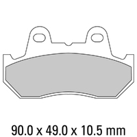 Ferodo Brake Disc Pad Set - FDB244 EF ECO Friction Compound - Non Sinter for Road Product thumb image 1