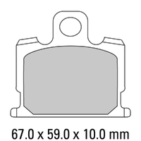 Ferodo Brake Disc Pad Set - FDB277 P Platinum Compound - Non Sinter for Road or Competition Product thumb image 1