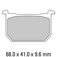 Ferodo Brake Disc Pad Set - FDB298 P Platinum Compound - Non Sinter for Road or Competition Product thumb image 1