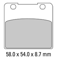 Ferodo Brake Disc Pad Set - FDB389 P Platinum Compound - Non Sinter for Road or Competition