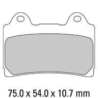 Ferodo Brake Disc Pad Set - FDB449 P Platinum Compound - Non Sinter for Road or Competition Product thumb image 1