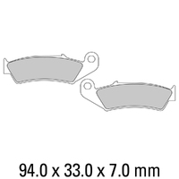 Ferodo Brake Disc Pad Set - FDB495 P Platinum Compound - Non Sinter for Road or Competition Product thumb image 1