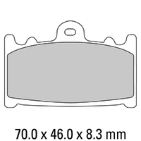 Ferodo Brake Disc Pad Set - FDB574 EF ECO Friction Compound - Non Sinter for Road Product thumb image 1