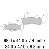 Ferodo Brake Disc Pad Set - FDB607 P Platinum Compound - Non Sinter for Road or Competition Product thumb image 1