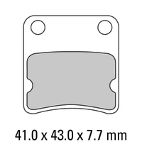 Ferodo Brake Disc Pad Set - FDB625 S Scooter Compound - Non Sinter for Road Product thumb image 1