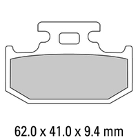 Ferodo Brake Disc Pad Set - FDB659 EF ECO Friction Compound - Non Sinter for Road Product thumb image 1