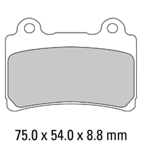 Ferodo Brake Disc Pad Set - FDB662 P Platinum Compound - Non Sinter for Road or Competition Product thumb image 1