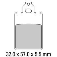 Ferodo Brake Disc Pad Set - FDB697 S Scooter Compound - Non Sinter for Road Product thumb image 1