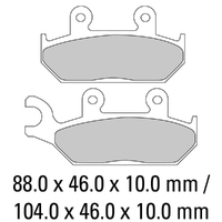 Ferodo Brake Disc Pad Set - FDB737 P Platinum Compound - Non Sinter for Road or Competition