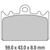 Ferodo Brake Disc Pad Set - FDB741 P Platinum Compound - Non Sinter for Road or Competition Product thumb image 1