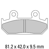 Ferodo Brake Disc Pad Set - FDB2113 P Platinum Compound - Non Sinter for Road or Competition