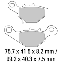 Ferodo Brake Disc Pad Set - FDB2133 SG Sinter Grip SG Compound - Road, Off-Road or Competition