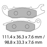 Ferodo Brake Disc Pad Set - FDB2169 EF ECO Friction Compound - Non Sinter for Road Product thumb image 1