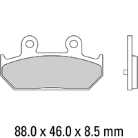 Ferodo Brake Disc Pad Set - FDB2173 EF ECO Friction Compound - Non Sinter for Road