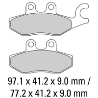 Ferodo Brake Disc Pad Set - FDB2186 EF <br>ECO Friction Compound - Non Sinter for Road Product thumb image 1