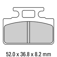 Ferodo Brake Disc Pad Set - FDB2192 AG Argento Compound - Non Sinter for Road Product thumb image 1