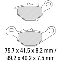 Ferodo Brake Disc Pad Set - FDB2197 SG Sinter Grip SG Compound - Road, Off-Road or Competition Product thumb image 1