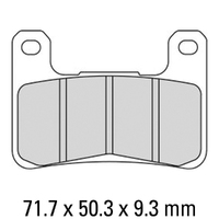 Ferodo Brake Disc Pad Set - FDB2204 CP211 Carbon Grip Compound - Racing Non Sintered Product thumb image 1