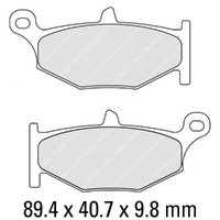 Ferodo Brake Disc Pad Set - FDB2213 P Platinum Compound - Non Sinter for Road or Competition Product thumb image 1