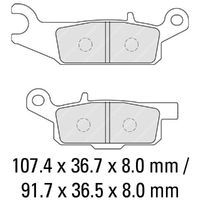 Ferodo Brake Disc Pad Set - FDB2230 SG Sinter Grip SG Compound - Road, Off-Road or Competition