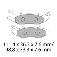 Ferodo Brake Disc Pad Set - FDB2242 EF ECO Friction Compound - Non Sinter for Road Product thumb image 1